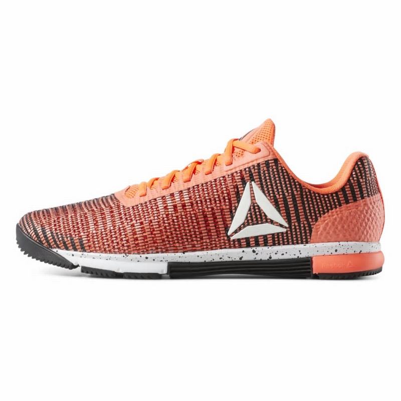 Adidasi Training Reebok Speed Tr Flexweave Barbati Portocalii/Negrii/Albi Romania KG1335HV